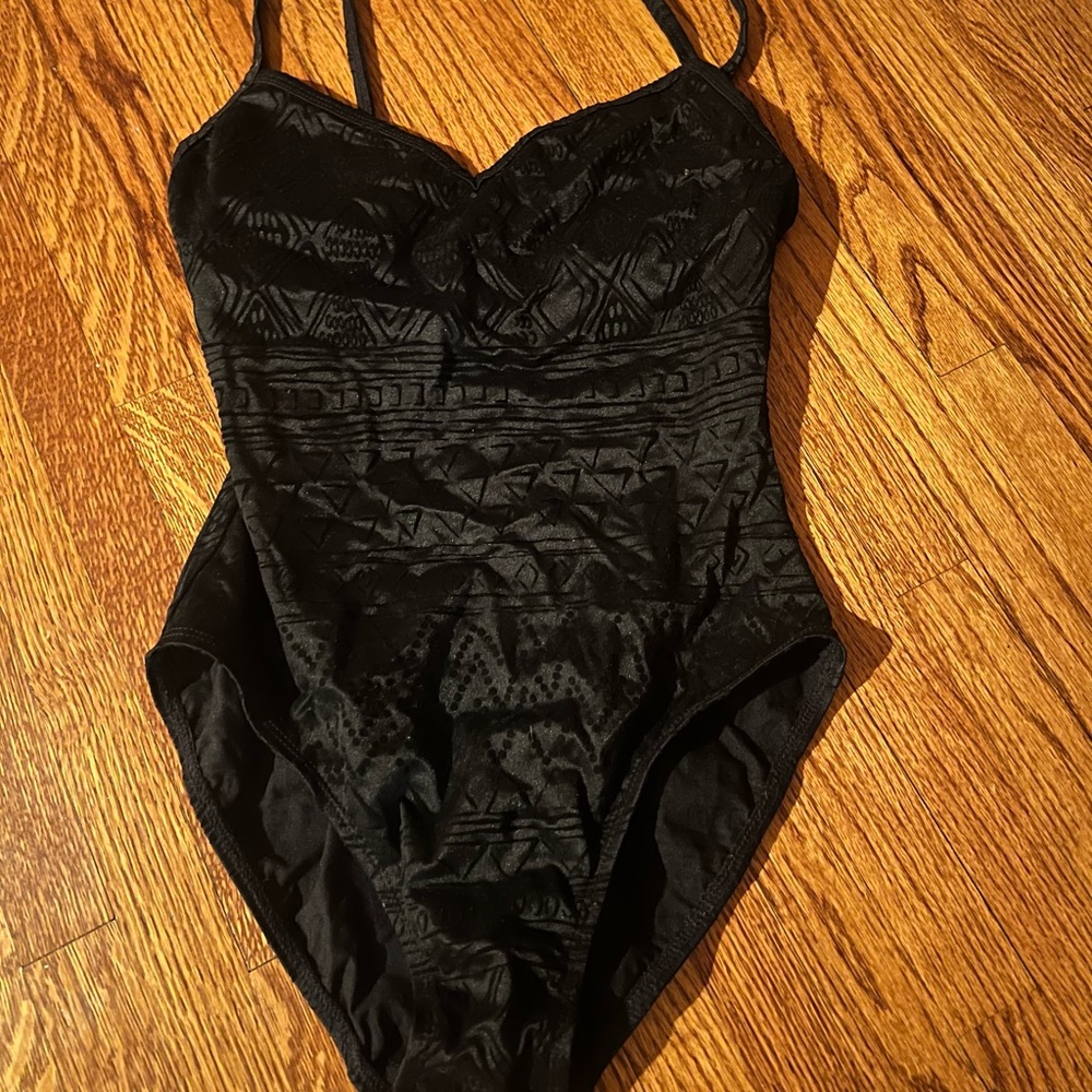Liz Claiborne black bathing suit- size 10
